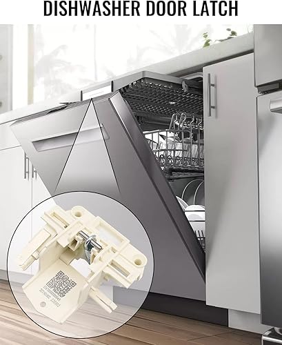Miniatura 2 de DD81-01629A DD81-02132A - Pestillo para interruptor de puerta de lavavajillas compatible con Samsung DW80K5050UB DW80F600UTB DW80F600UTS DW80F800UWS