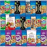 Nuts Snack Packs / Healthy Snacks Variety Pack for Adults - 25 Count - Nut & Trail Mix Snack Boxes for Adults - Perfect Variety Office Snacks, Healthy Snacks to Go, & School Snacks by Stuff Your Sack