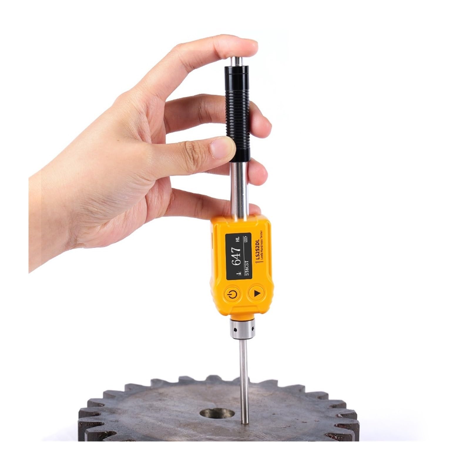 LNHHG LS252DL Portable Metal Confined Space Leeb Hardness Tester Digital Durometer DL Impact Hardness Tester Durometer for Metal