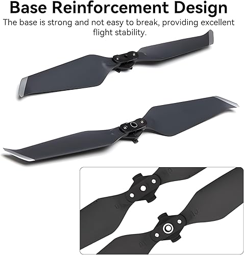 Miniatura 5 de Hélices para DJI Mavic 2 ProMavic 2 Zoom Reemplazo Prop Cuchillas Accesorios de Bajo Ruido para DJI Mavic 2 ProMavic 2 Zoom Paquete de 8