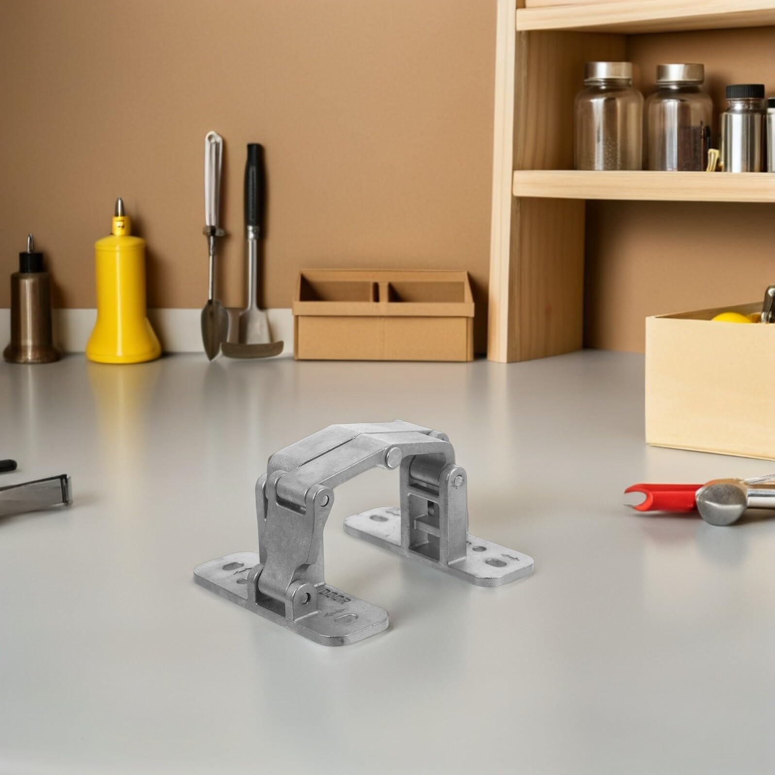 Bisagra Oculta para Puerta Resistente de Acero Inoxidable Bisagra Invisible para Gabinete y Puerta de Herraje Oculto y Armarios Compatible con Cajas de Hidrantes contra Incendios