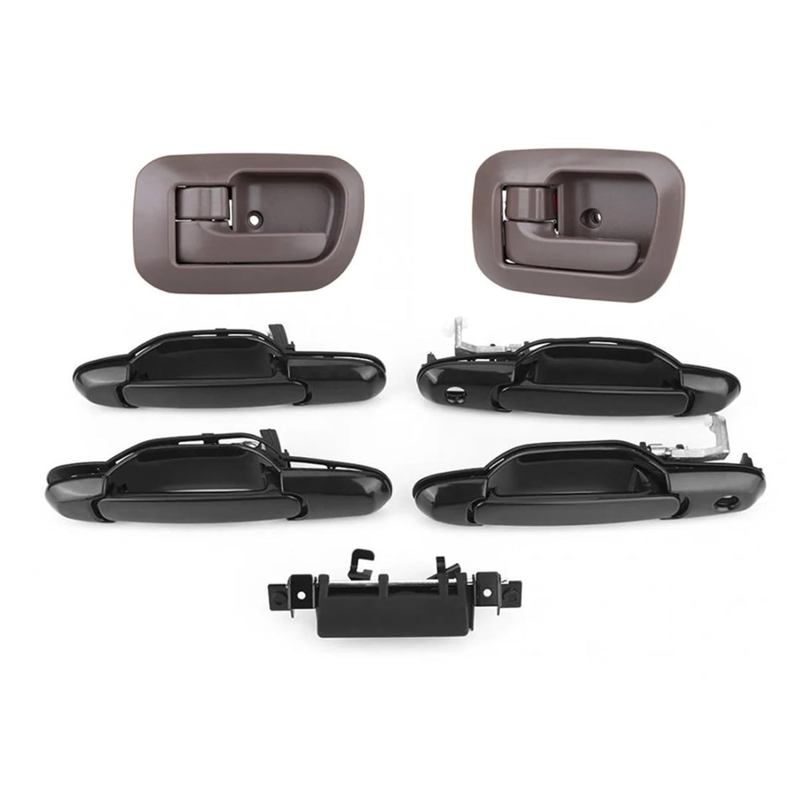 ZAPORA Handle Door Handles Front Rear Side Interior Exterior Handle Replacement for Toyota for Sienna 1998-2003