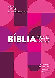 Bíblia 365 NVT Roxa Feminina: Nova Versão Transformadora