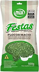 Confeito Granulado Sabor Pistache Realça Cor e Sabor 500g Mix
