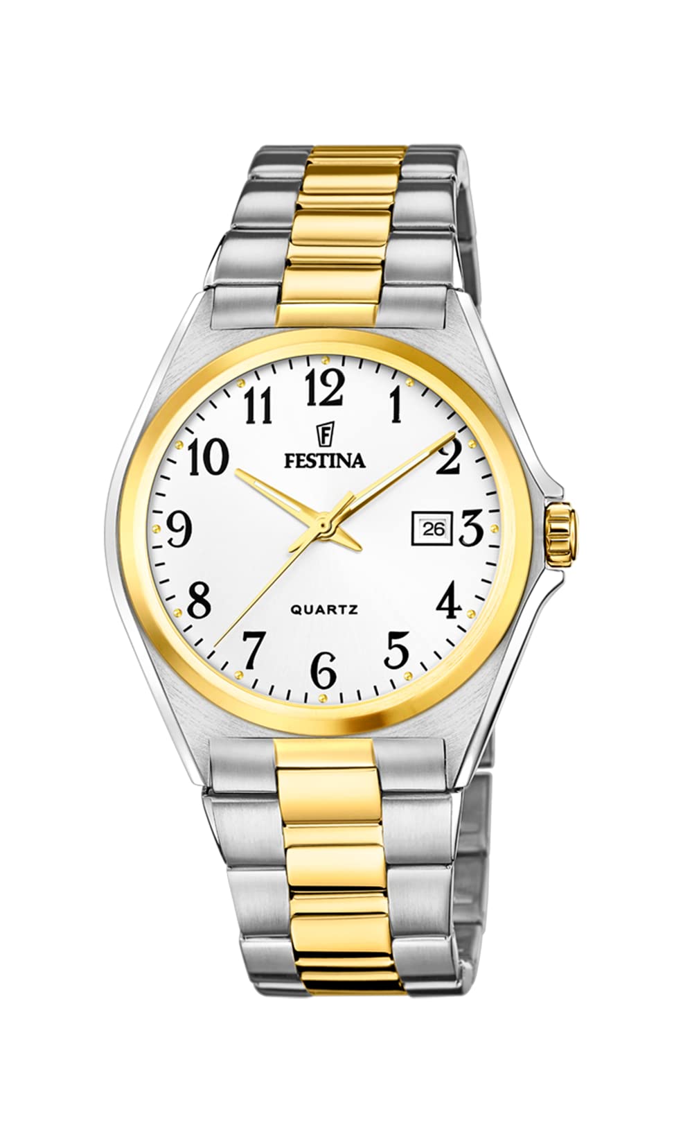 Festina Men's | White Dial | Two Tone Bracelet F20554/1 Watch - 28% OFF!