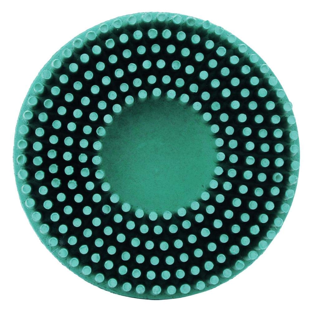 Disque de poils, disque de poils abrasifs de 50 mm/2 pouces avec tige de 1/4 de pouce, roue de polissage Emery 50/80/120 en option, pour perceuse électrique(Vert, 50#)