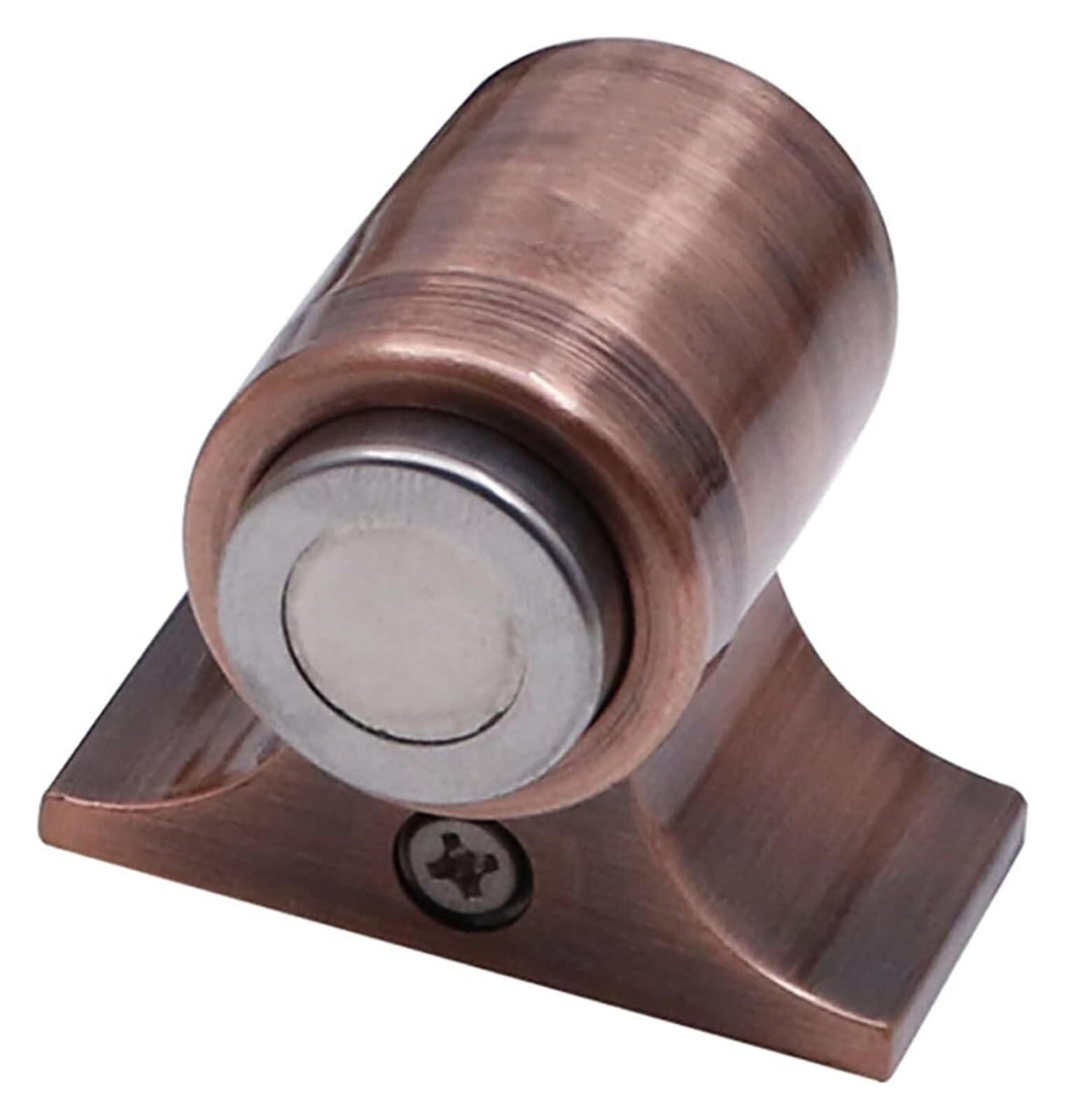 Cvbgnjm Red Bronze Door Stop,Stainless Steel Magnetic Stopper - Invisible Floor For Bathroom & Wall Ion(Red Bronze)