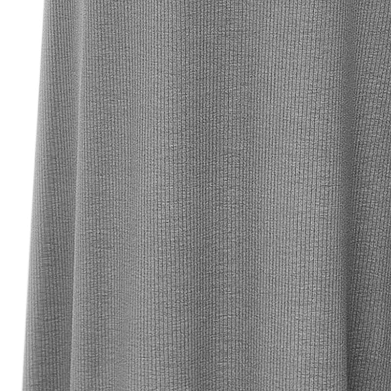 Womens Knit Long Skirts with Side Slit - Ribbed High Waist Stretch Skirt with Drawstring, Casual Solid Dresses4