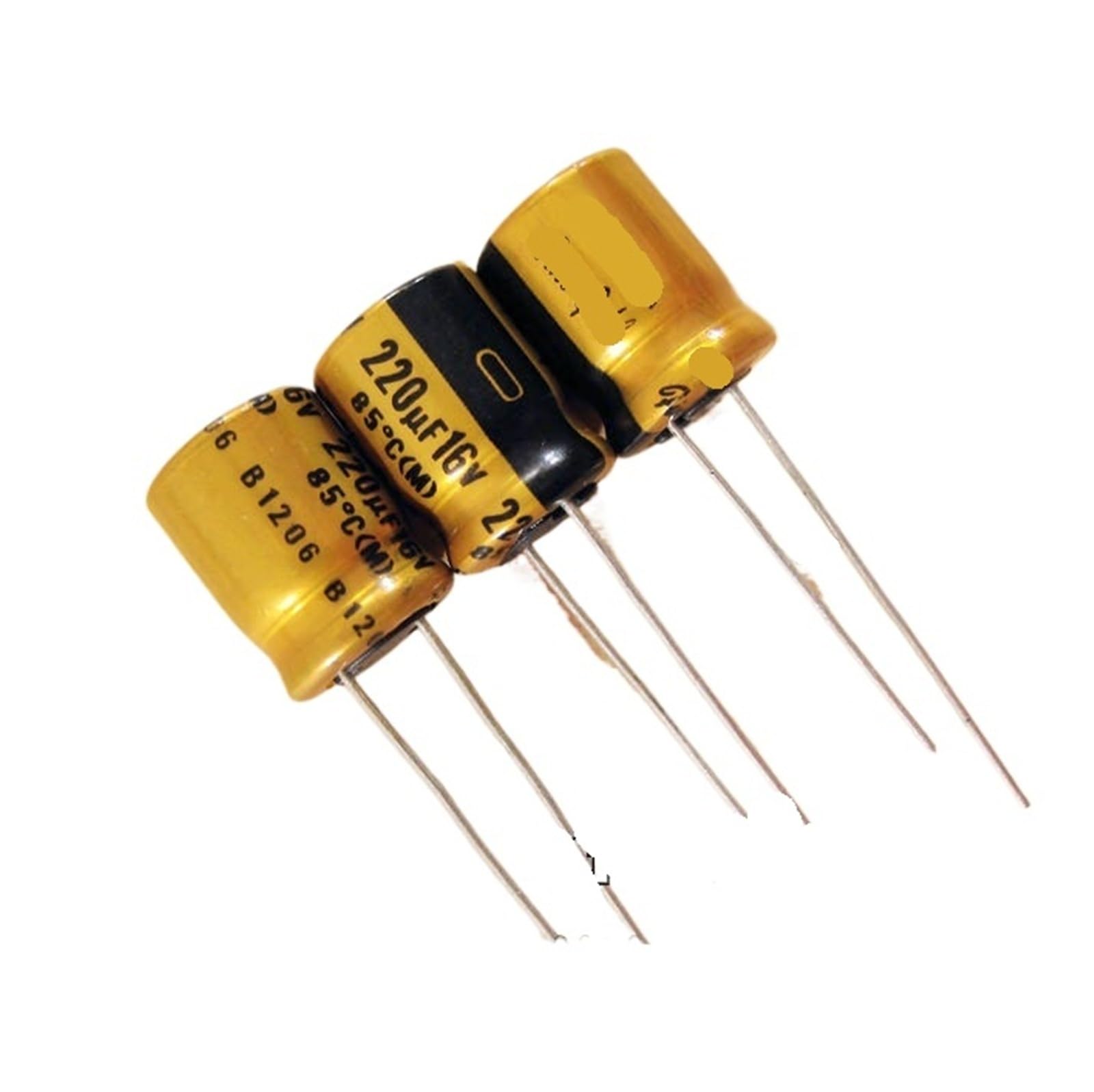 Condensateurs audio 16V 220UF FG lot de 10 pièces pour circuits imprimés hifi
