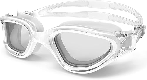 Miniatura 9 de WIN.MAX - Goggles de natación polarizados, antivaho, antirrayos ultravioleta, sin filtraciones y con visión clara para hombres, mujeres, adultos