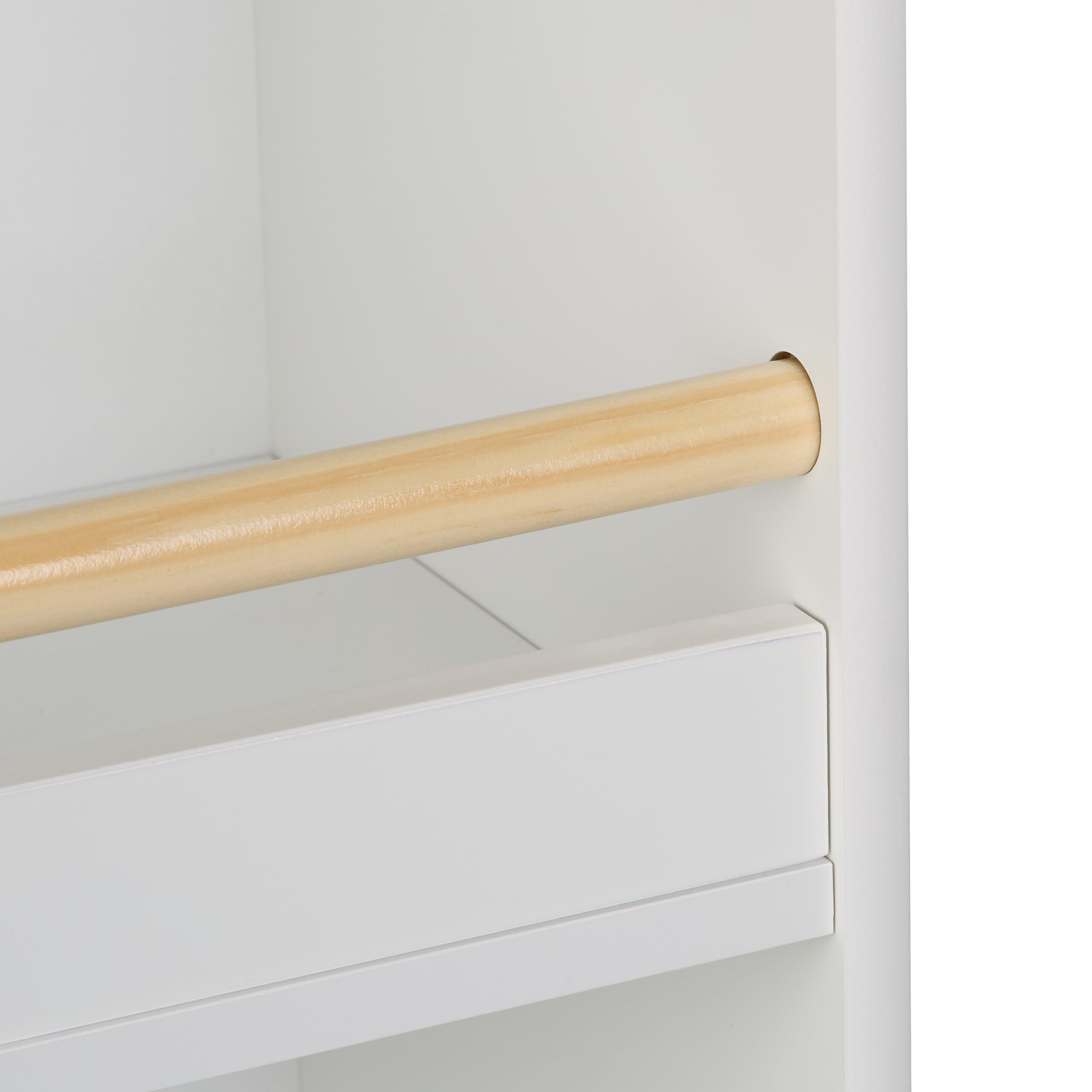 Relaxdays Scaffale Portagiochi Bambini, Libreria con 3 Scomparti Porta Libri e Giocattoli, HLP: 95,5x50x24 cm, Bianco