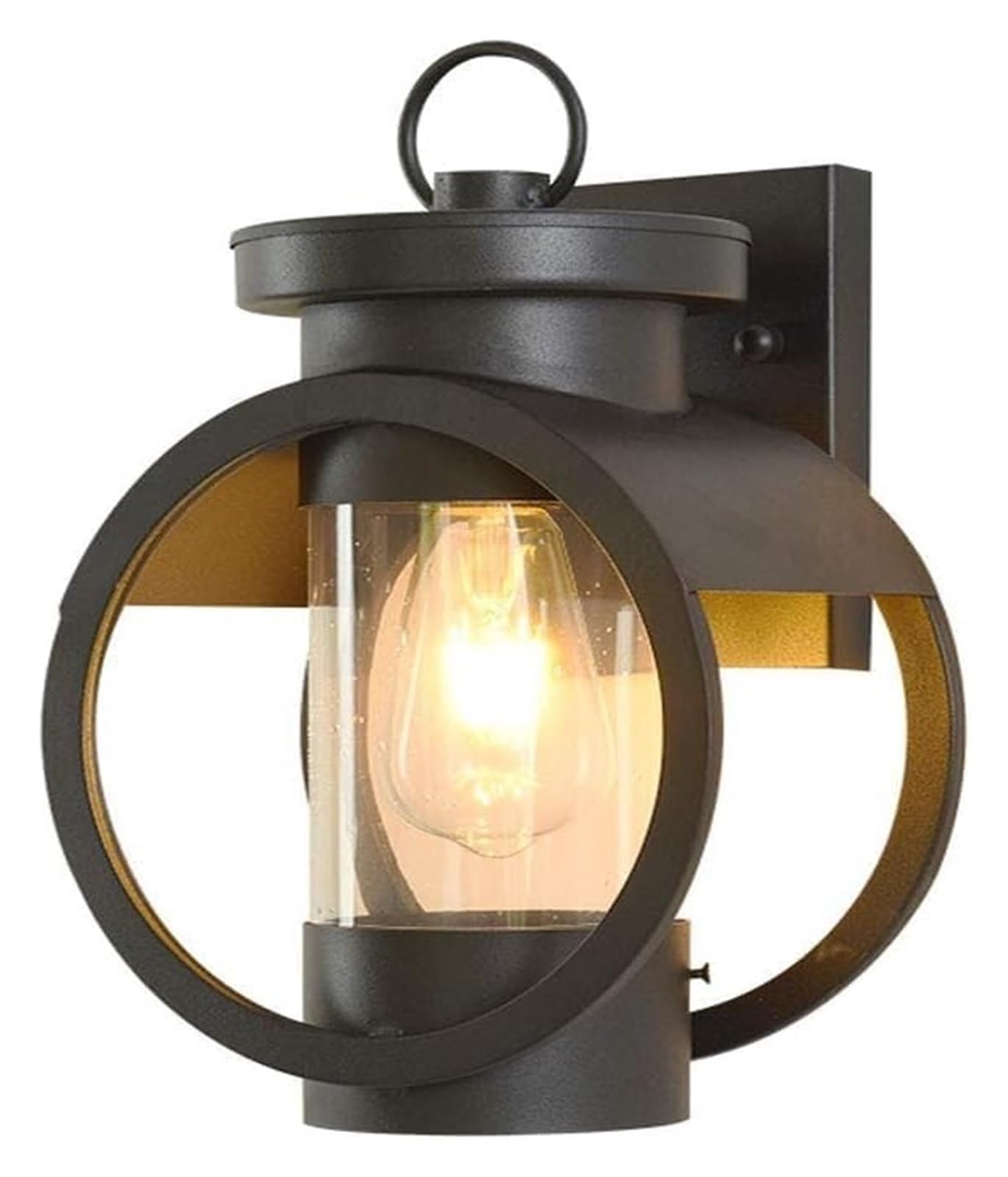 HYJAUSXB Wall Lamps Sconces Die-cast Aluminum Outdoor Light, Vintage Industrial Lantern Classic Waterproof Rainproof Exterior Lamp Creative Antique Sconce for Villa Patio Porch