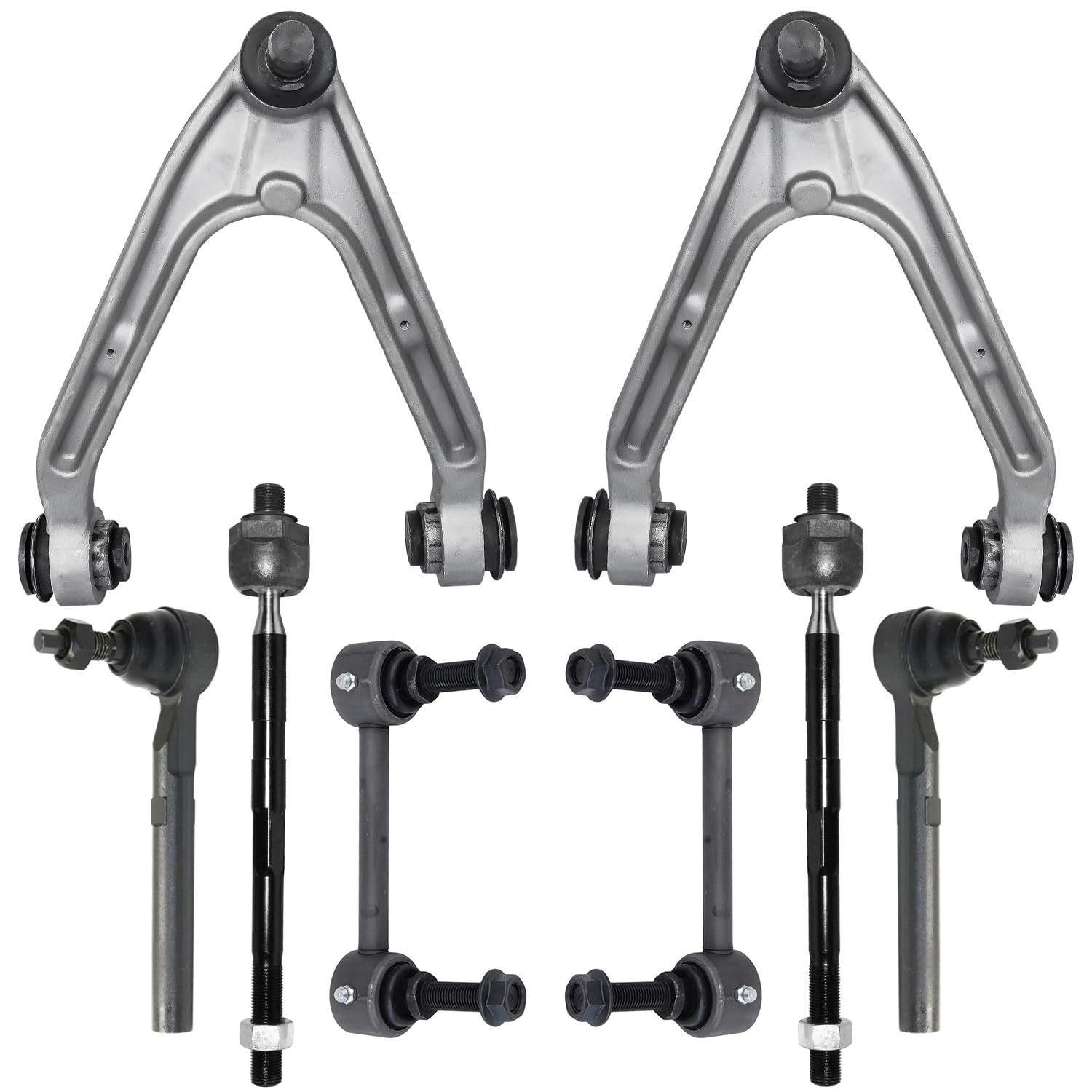 Detroit Axle - 8pc Front End Suspension Kit for 2006-2010 Hummer H3