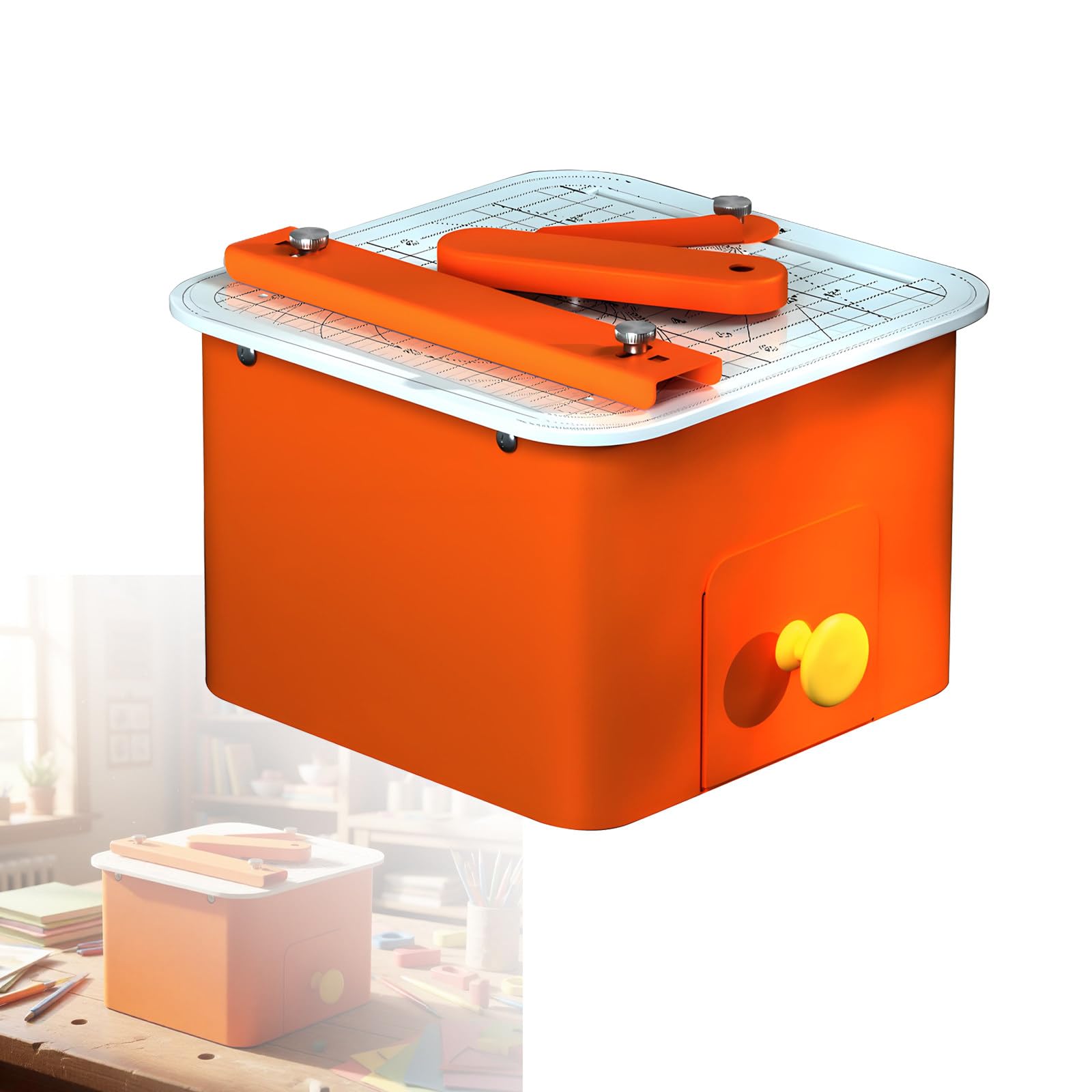 Cortador EléCtrico De CartóN De 45 W, Juguete For Cortar CartóN Seguro, con CajóN De Desechos, Grosor De Corte De 0 A 4 Mm, para Proyectos De Bricolaje, Arte Y Creatividad