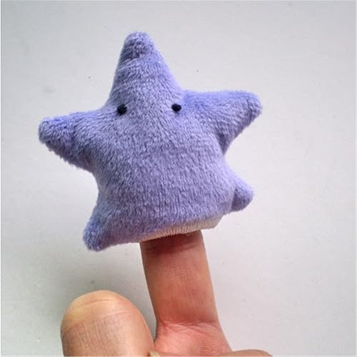 Miniatura 5 de Lindo bebé niños felpa animales marinos dedo marionetas suave océano juguete educativo 10PCS