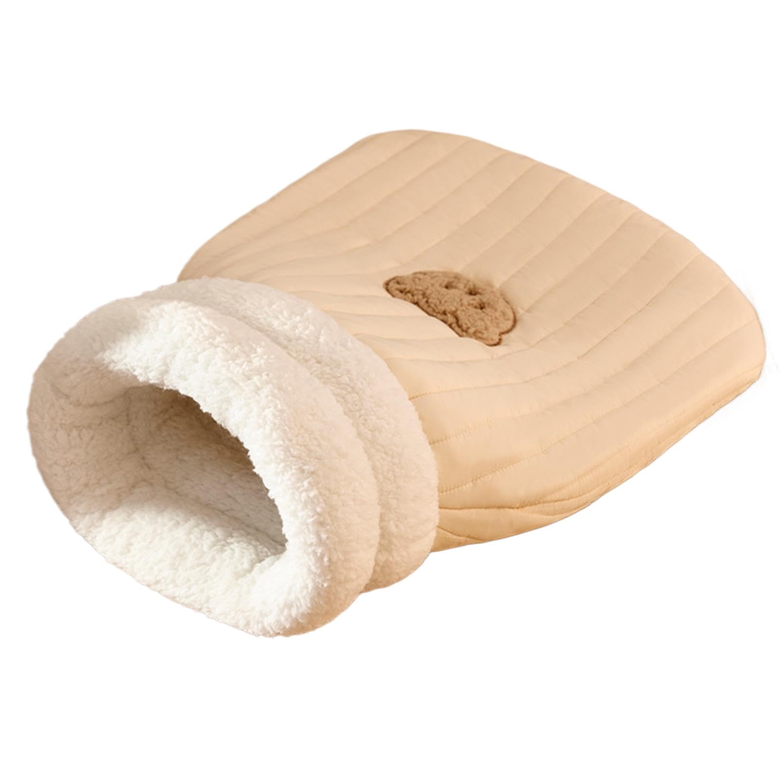 Cat Sleeping Bag, Soft and Comfortable Cat Bed Cave Cozy Cat Beds, Cute Cat Bed Cave Sleeping Bag Easy Acces for Cats and Small Dog
