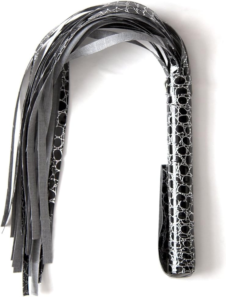 Snake Skin Loose Whip， Bright Leather Whip,Whip, Horse Riding Crop, Role-Playing Props,