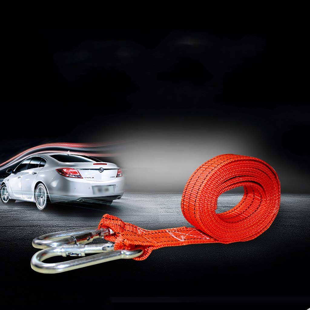 Abschleppseil, Abschleppseile Nylon-Zugseil U-Förmiger Haken-Zugseil Offroad-Zugseil (3 Meter 3 Tonnen)
