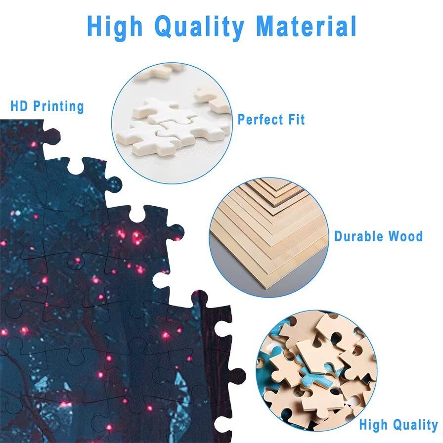 Puzzle 1500 Piezas Magia para Adultos, Puzzle Paisajes de Madera con Caja Regalo para Adultos, Rompecabezas Desafiante para Toda la Familia, Rompecabezas para Regalo Mujer, Home Decoration, -5173