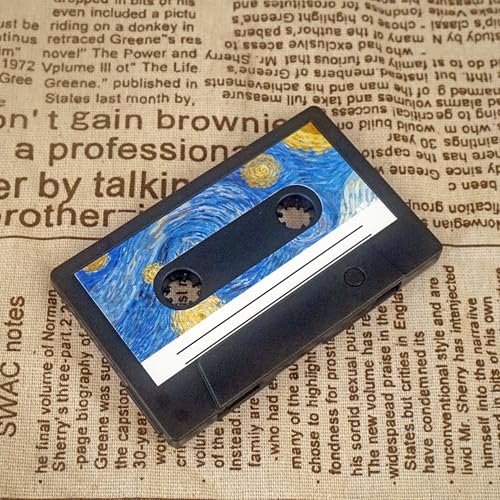 Desuerte 16GB Tape-Shaped USB Flash Drive - Starry Night Design - Vintage Novelty Memory Stick -Retro Gift for Music Lovers - Image 3