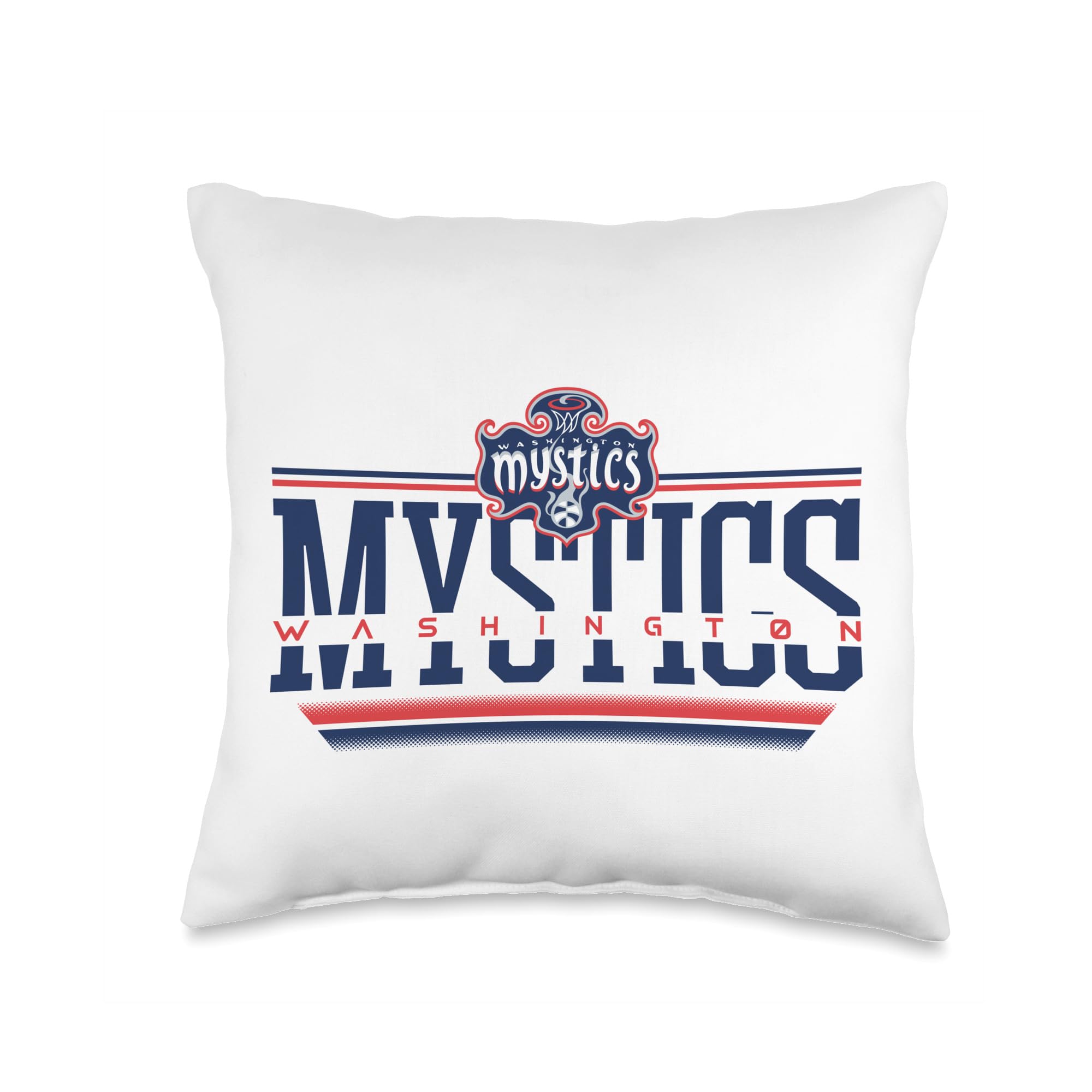 WNBA Washington Mystics Over the Top Throw Pillow