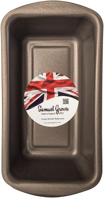 Samuel Groves 2LB Loaf Tin Non Stick Coated Bread Mould Pan PFOA Free Made in England