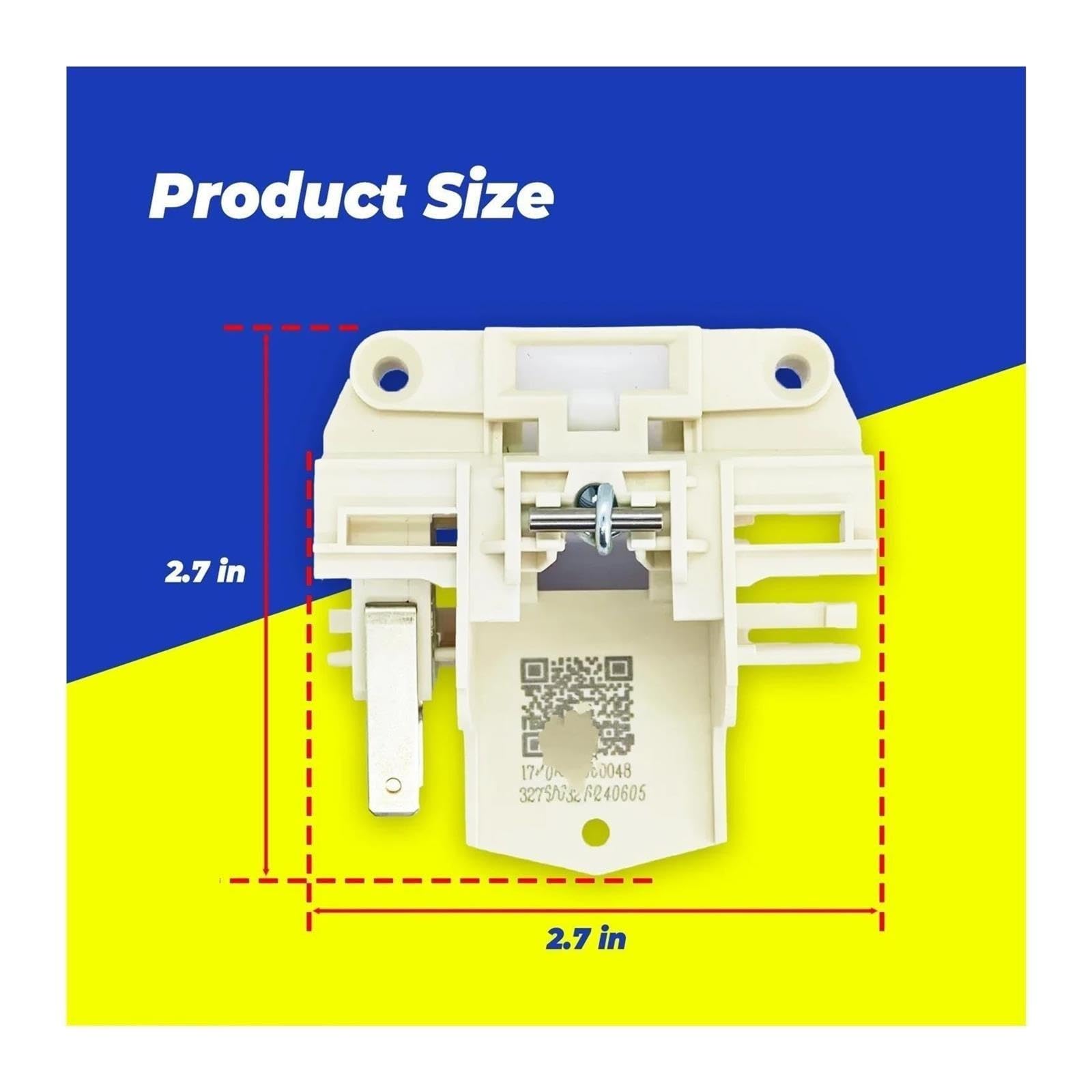 Blocco Porta Lavastoviglie 17476000000048, Compatibile Con Midea MDT24H2AST