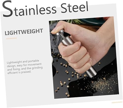 Miniatura 4 de BESTOYARD Abrasador manual de molinillos de café Maunal Pepper Aparato de cocina Multiuso Pimienta Masher Herramientas eléctricas para botella de