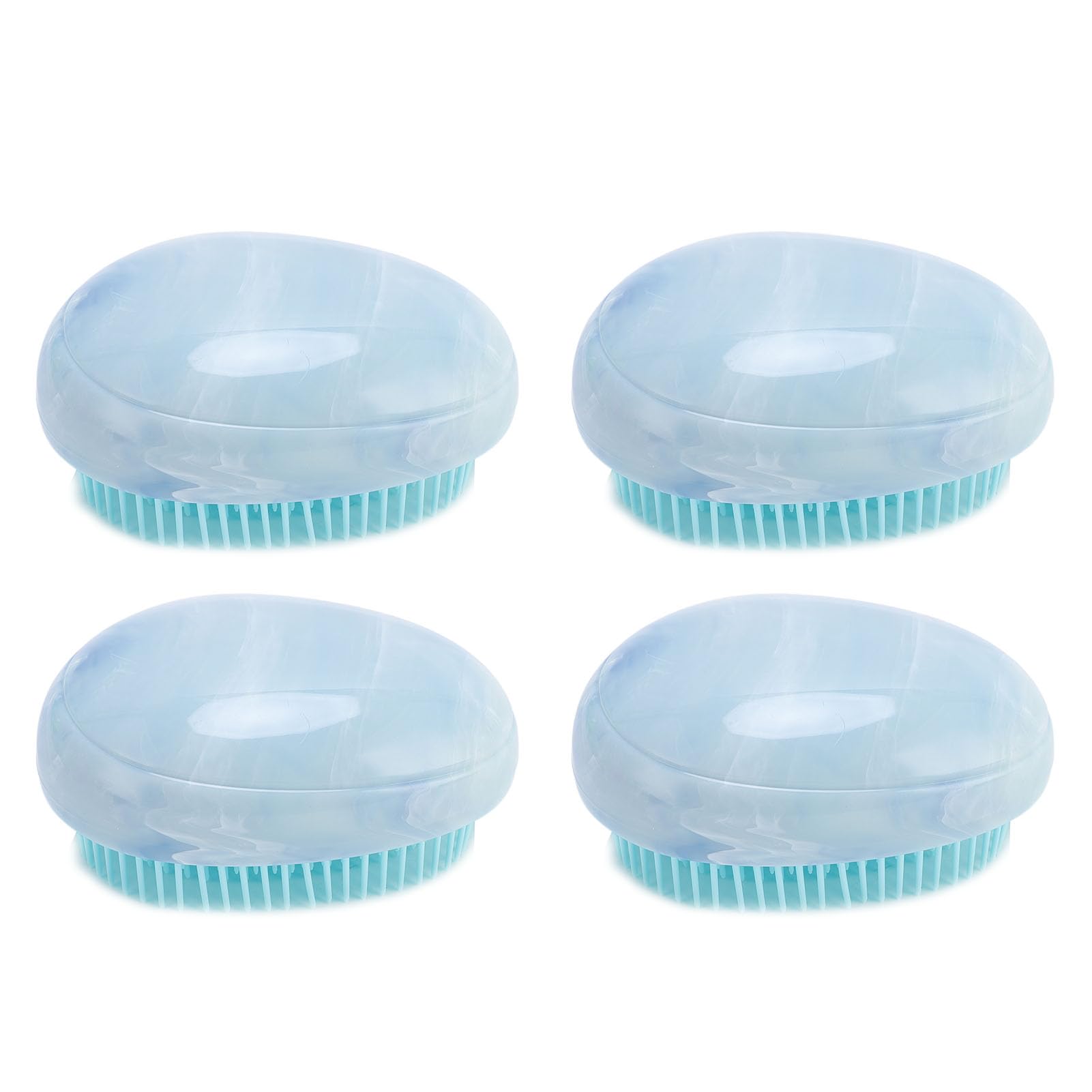 Egg Shape Detangling Hair Brush for Women Girls Kids - Portable -Knot Scalp Comb for Wet or Dry Hair Gentle Styling Beauty Tool