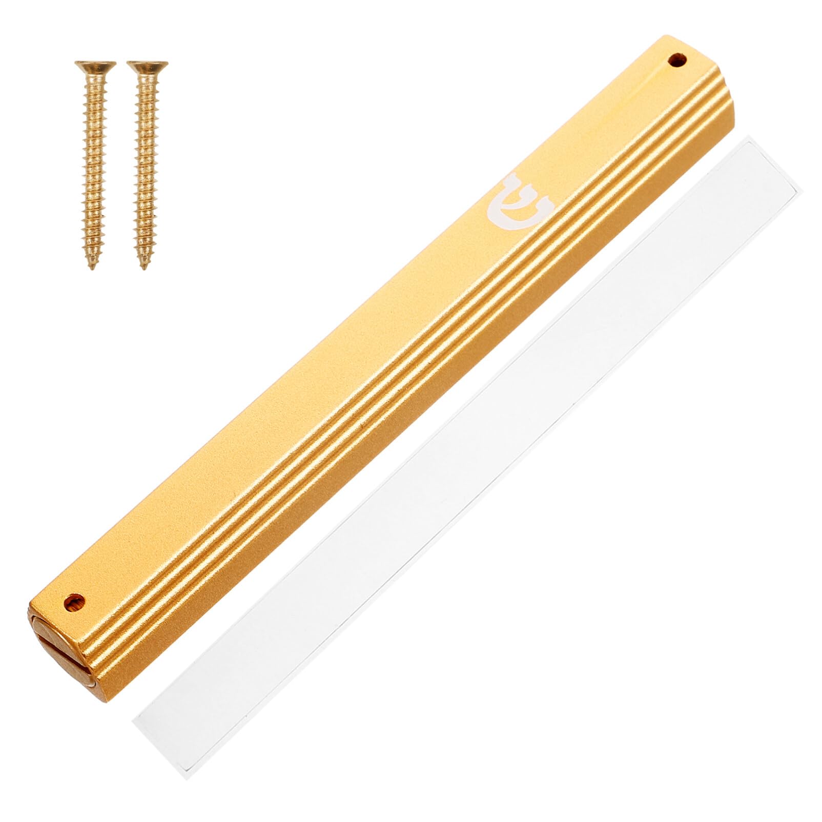 VILLCASE Metal Mezuzah Ornament for Front Door Decorative Religious Home Blessing Compact for Living Room Bedroom and More