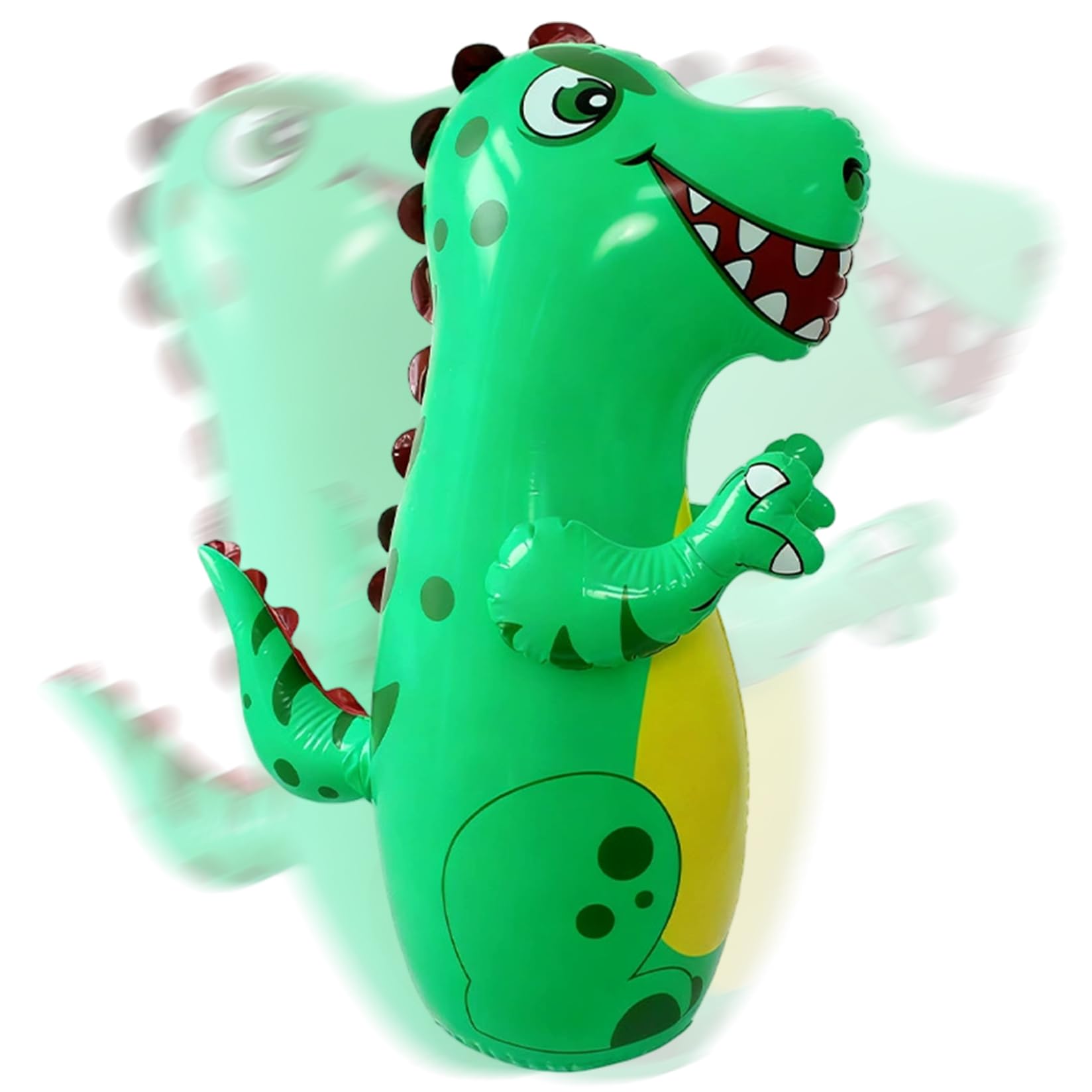 Sacco da Boxe Gonfiabile per Bambini, Sacco da Boxe Gonfiabile per Bambini Dinosauro in PVC Alto 47 Pollici con Rimbalzo Istantaneo per Ragazzi e Ragazze