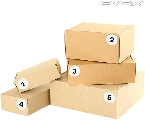 Miniatura 4 de iSYFIX Calcomanías blancas de números consecutivos  1 a 50, 2 pulgadas, 1 juego  Vinilo autoadhesivo de alta calidad ideal para inventario,