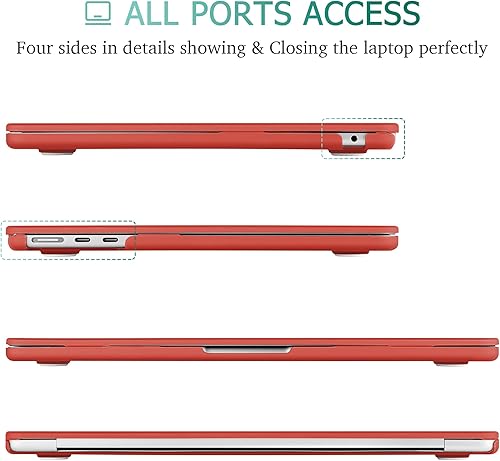 Miniatura 5 de May Chen Funda protectora para MacBook Air de 15 pulgadas 2024 2023, nuevo M3 M2 modelo A3114 A2941, funda protectora para laptop con cubierta de