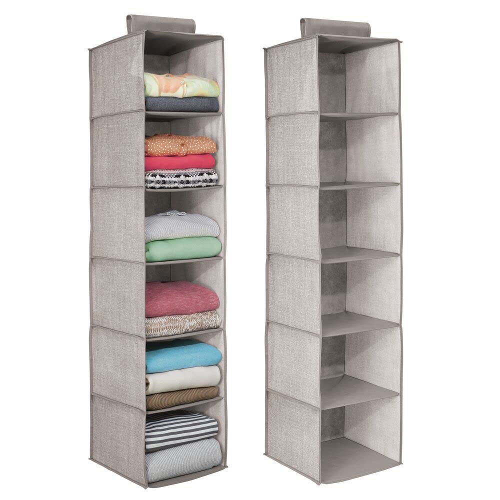 Organisateur Suspendu 24 Poches Transparent - Pour Leggings, Vêtements, Sous-vêtements (21,6 X 16,2 Cm, Crochets Métalliques)