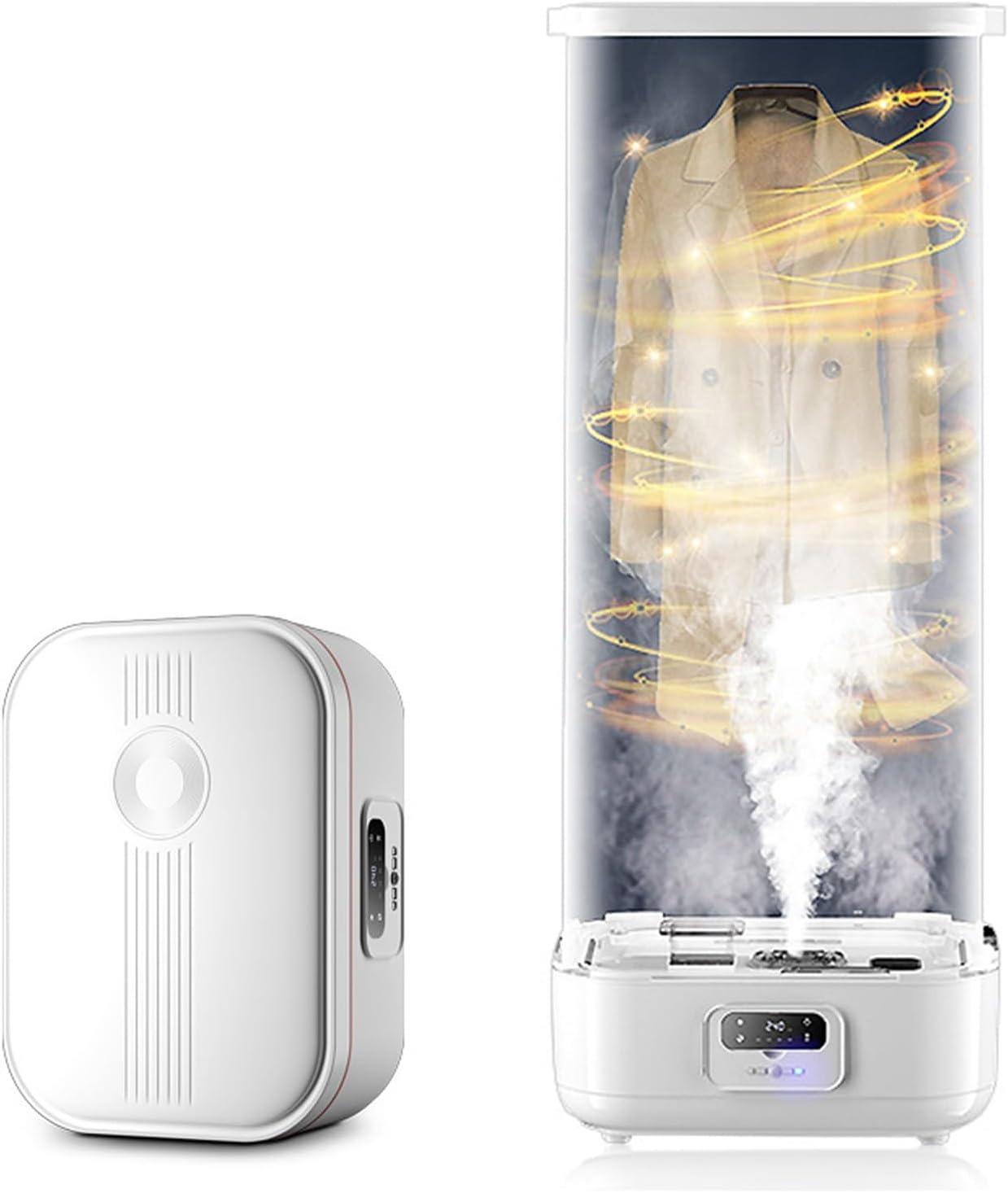 Portable Automatic Ironing Machine Steam Press Ironing Machine Automatic Garment Care System To Steam Collapsible Steamer And Clothes Dryer Sanitise And Dry Clothes