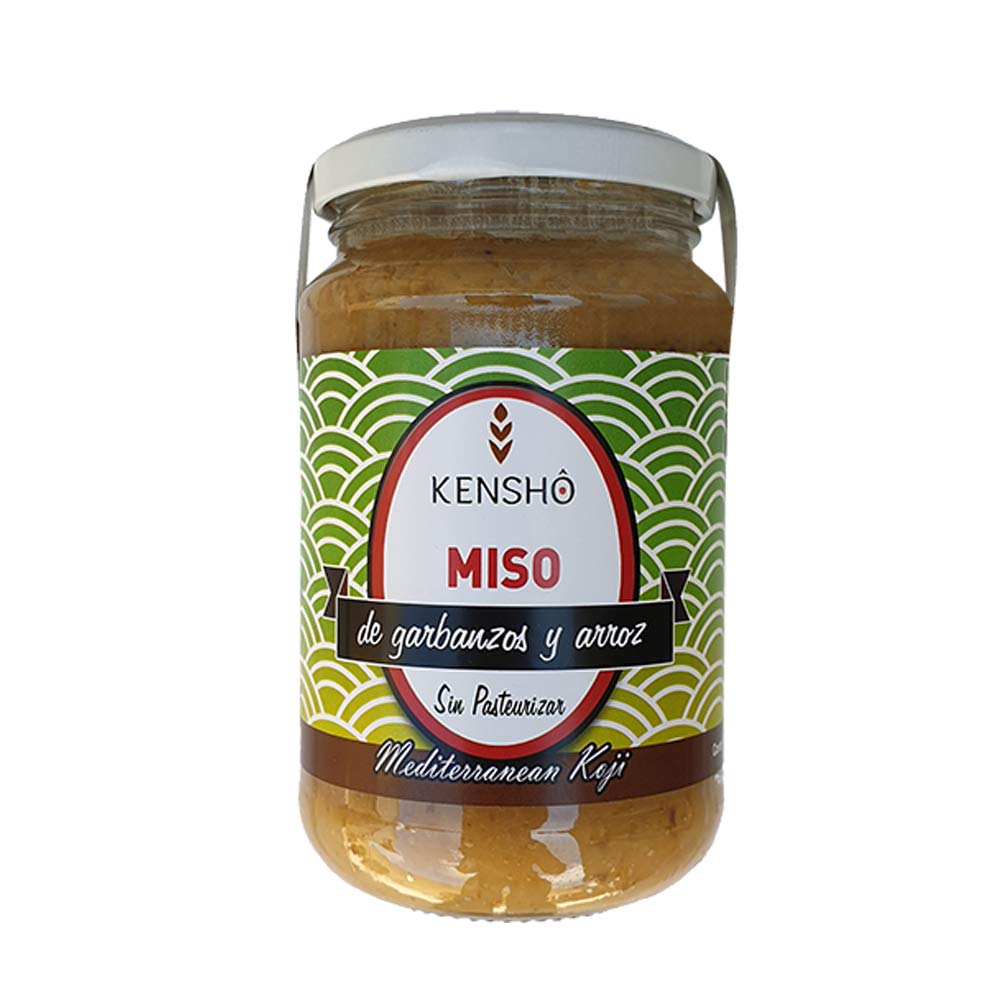 Kensho | Pack de 3 misos: Miso de Garbanzo y Arroz, Shio Koji y Aka Miso | Elaborados con Arroz Ecológico del Delta del Ebro