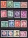 1954 Liberty series 16 MINT stamps Franklin Washington Jefferson Lincoln Monroe Statue of Liberty Alamo
