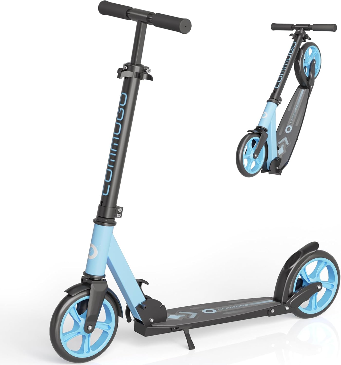 Kick Scooter for Kids 5-12, Teens, Adults, CPSC Certified Foldable Lightweight Sport Scooter with 8 Inch Wheels, Max Load 240 LBS, Gift for Childs