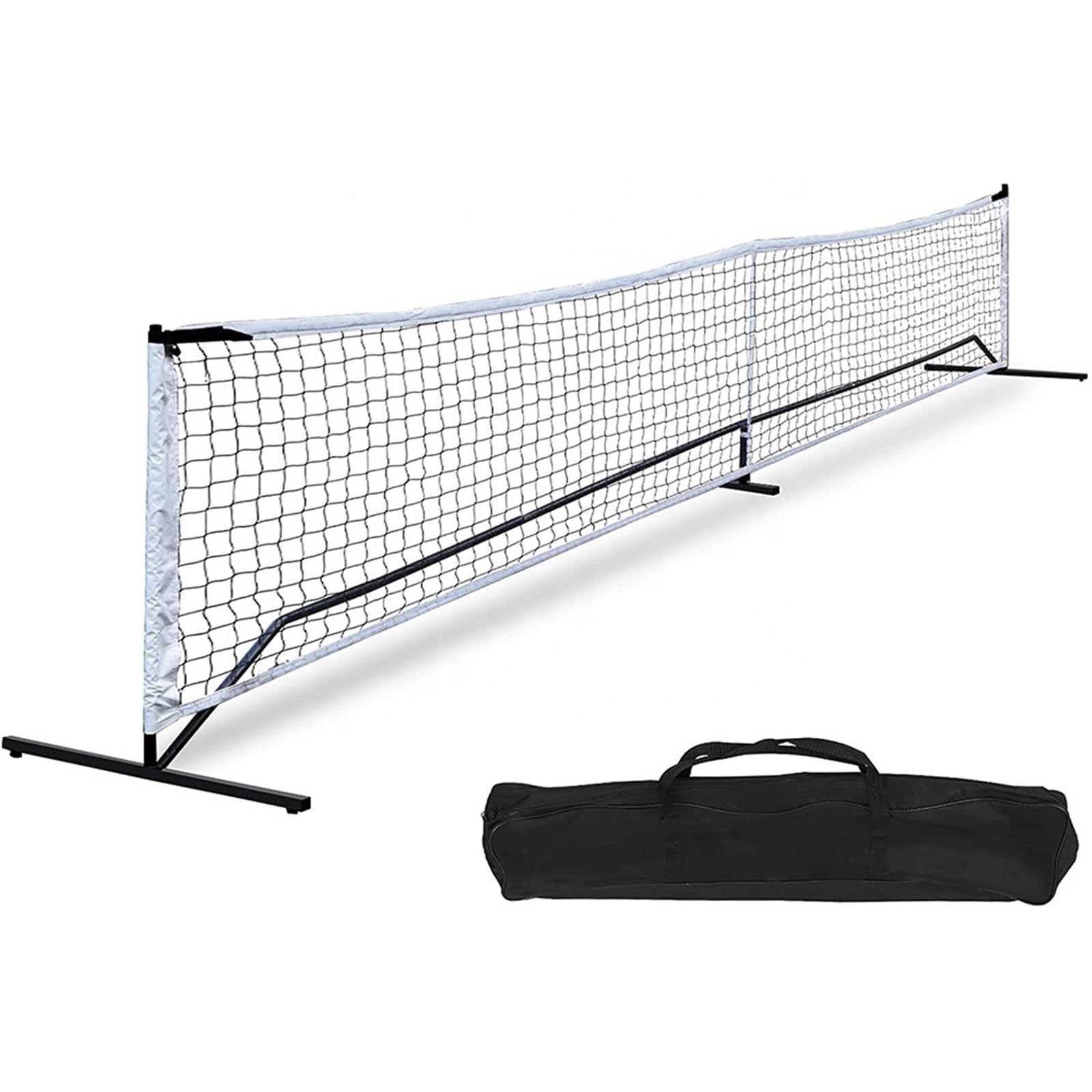 Rete da pickleball Set di rete portatile for pickleball con supporto in metallo for tennis, pallavolo, calcio, accessori for, attrezzature for sport la palla