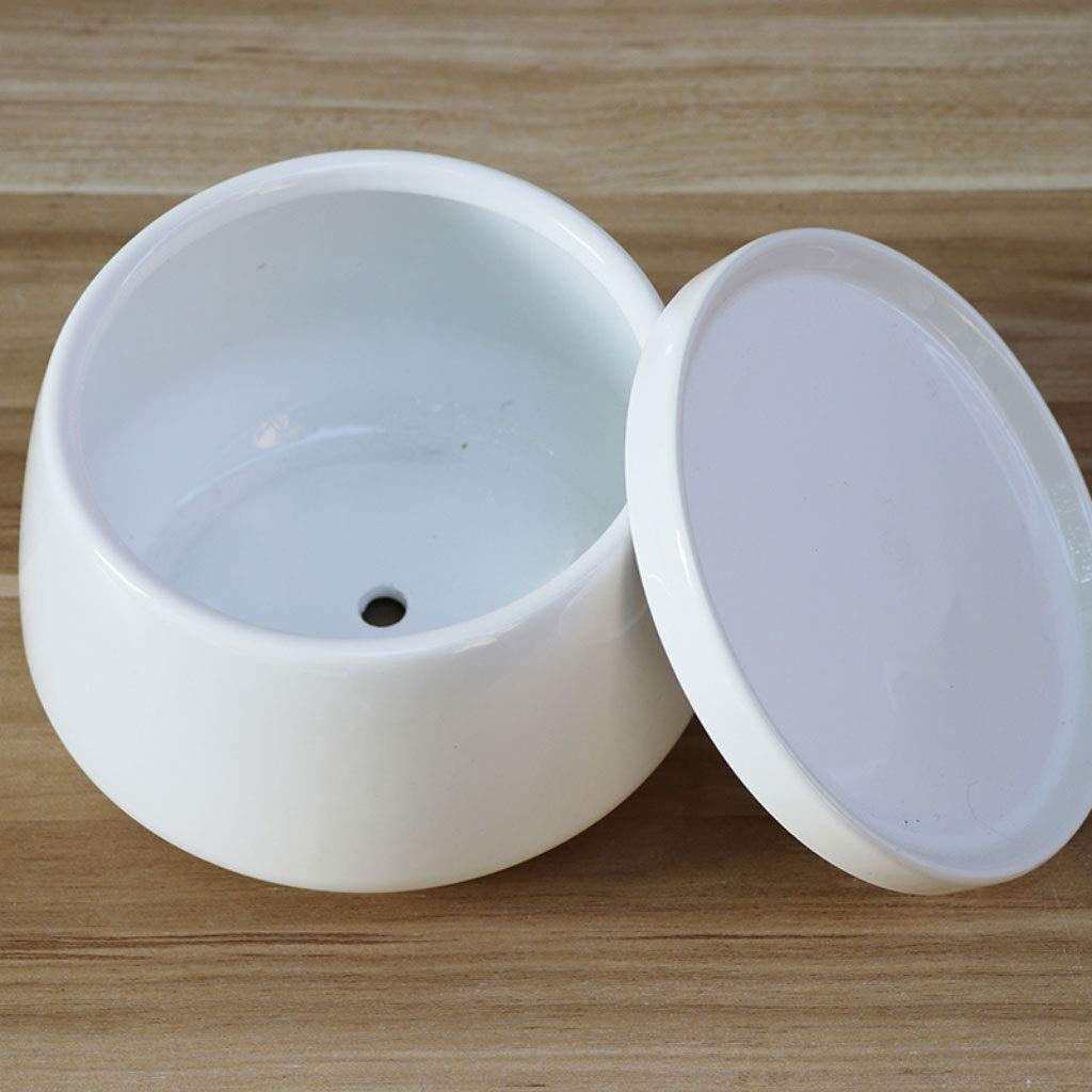 Dekoracyjne doniczki na kwiaty biała ceramiczna doniczka na kwiaty na zewnątrz dziedziniec ogród dom stolik do kawy biuro dekoracja doniczka z otworem doniczka 15 cm ogród doniczka