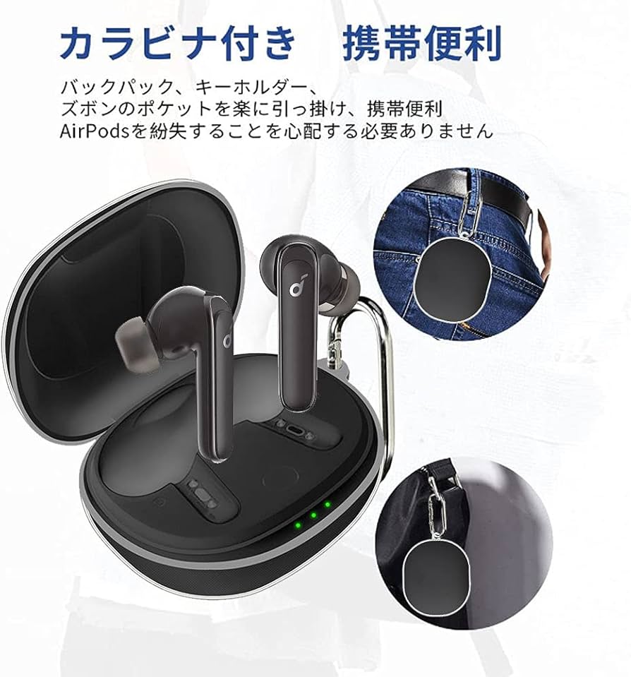 Amazon | Soundcore Life P3 用 ケース 全面保護カバーTPU 耐衝撃 収納