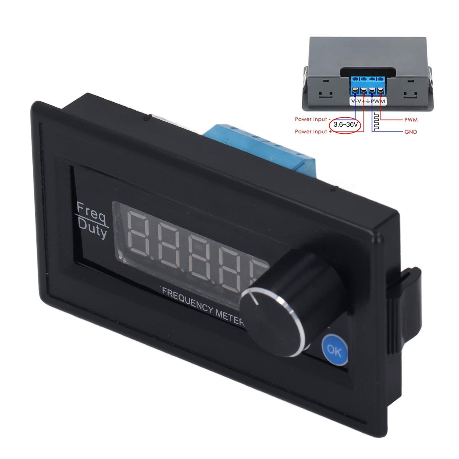 Frequency Generator, 150KHz PWM Square WaveSignalPulse Digital Display Adjustable for Control, PWM Pulse Duty Cycle Square WaveFunction SignalGenerator Module