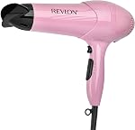 Revlon RVDR5236F Shine Enhancer Hair Dryer with Tourmaline Ionic Technology™, Ultralight, 1875 Watts, Concentrator, 3 Heat/Speed Settings, Easy Storage, Fast Dry