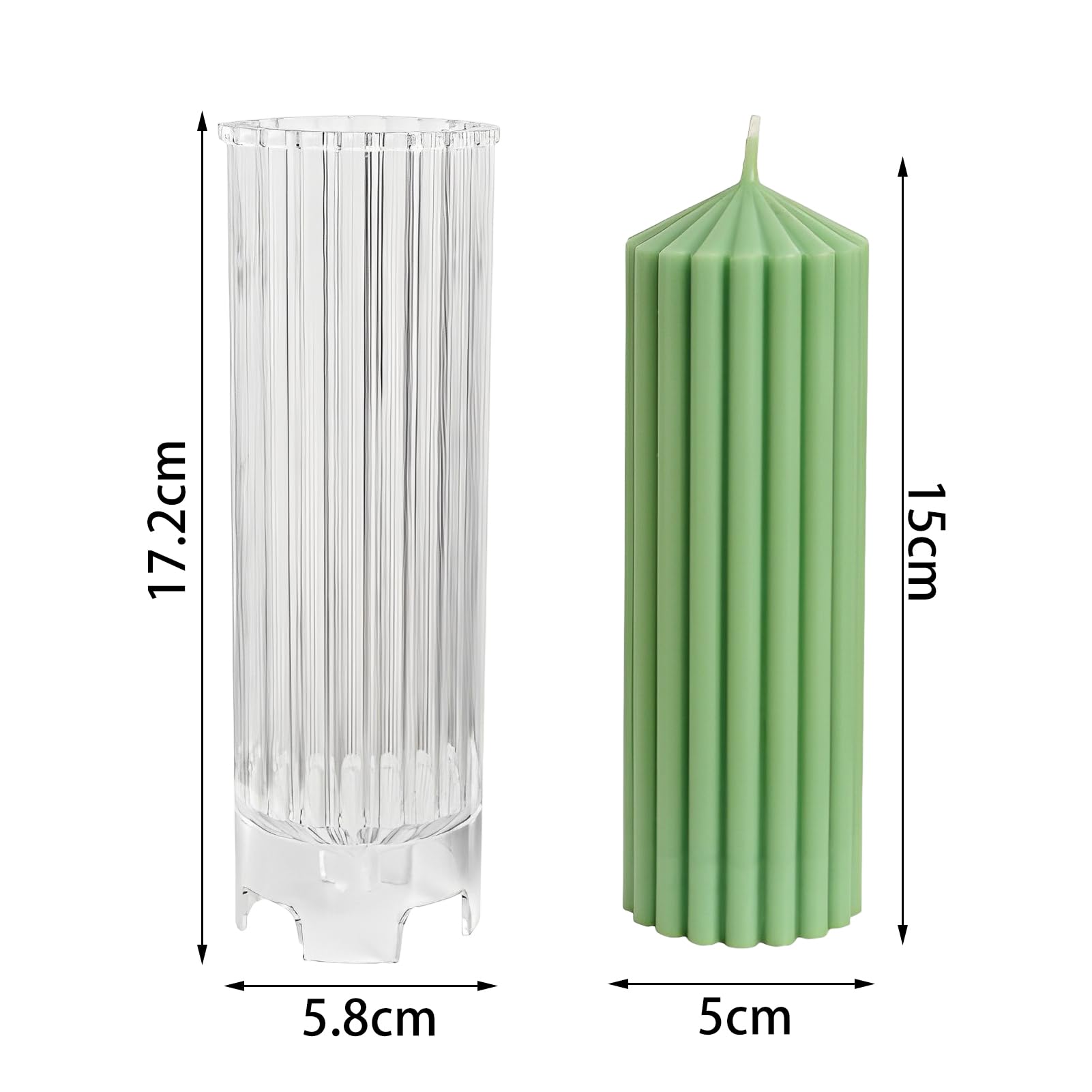 Stampi In Silicone Per Candele Fai Da Te - Forma Casa, Ideali Per Natale E Decorazioni Artigianali
