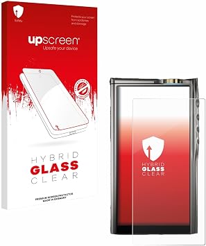 upscreen Screen Protector Film Compatible with Cayin N30LE - 9H Glass Protection, Extreme Scratch Resistant