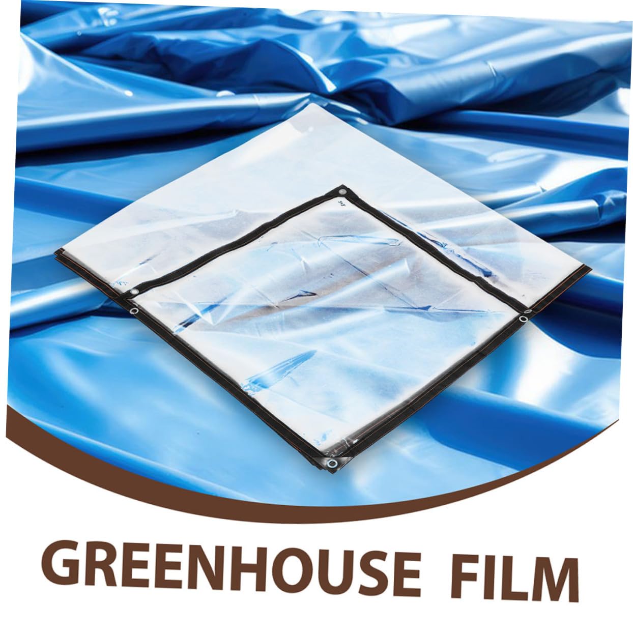 BESPORTBLE Lona Transparente para Invernadero, Resistente al Agua Envejecimiento, para Cubrir Plantas, Ganadería y Jardines