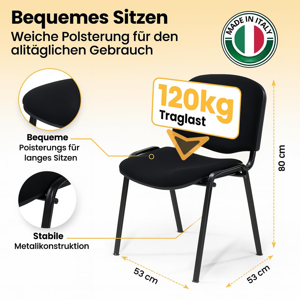 VINGLI Folding Chairs With Padded Seat & Backrest, Metal