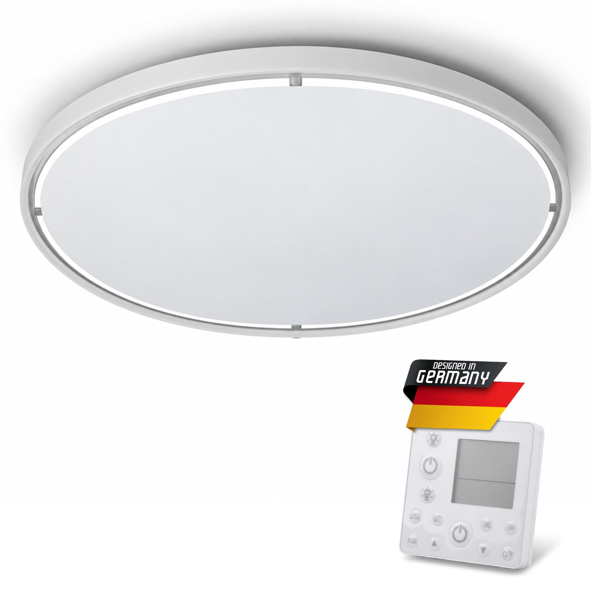 Heidenfeld Infrarotheizung HF-HP200 mit LED-Licht | 790 Watt | Bis 15 m²
