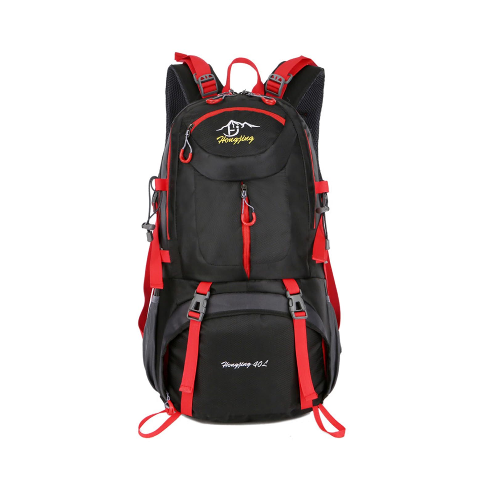 50/60 L Zaino da Trekking Zaino Impermeabile Zaini Hiking Backpack per Donna Uomo Viaggi Campeggio Arrampicata Sport Nero A