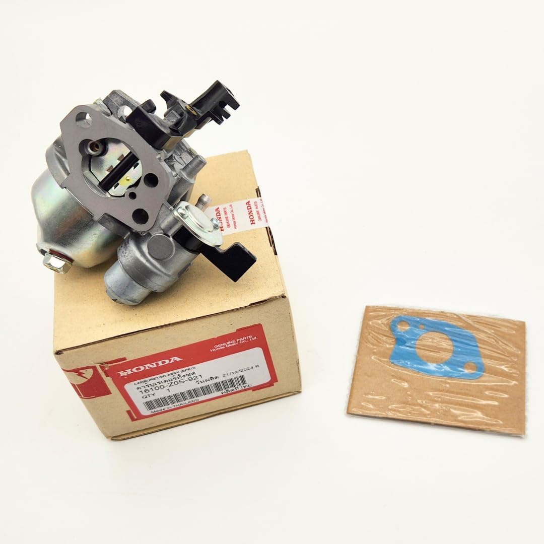 Genuine 16100-Z0S-921 Carburetor assy with Genuine Gasket 16221-ZH8-801 for Honda GX120 UT1 GX120 T1 Water Pump WDP20 WDP30